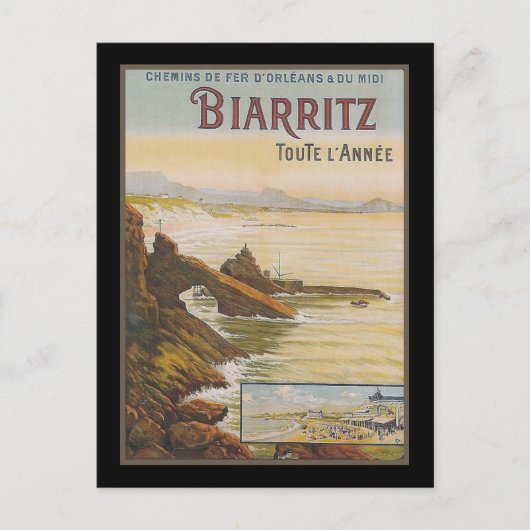 Frankreich Biarritz Postkarte (Vorderseite)