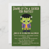 FRANKREICH BIN ICH FÜR PARTYS HALLOWEEN SUCKER EINLADUNG (Vorderseite)
