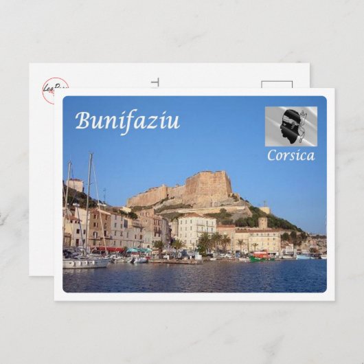 Frankreich - Bonifacio - Corse-du-Sud - Postkarte (Vorne/Hinten)