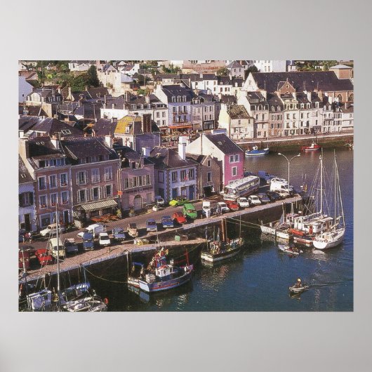 Frankreich, Bretagne, Belle Ile en Mer, Liegeplätz Poster (Vorne)