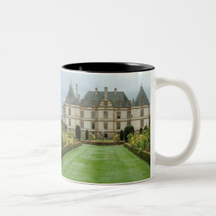 Frankreich, Burgund, Cormatin, Chateau de Cormatin Zweifarbige Tasse