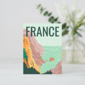 FRANKREICH | Calanques National Park Belvedere Postkarte (Stehend Vorderseite)