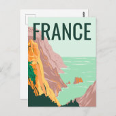 FRANKREICH | Calanques National Park Belvedere Postkarte (Vorne/Hinten)