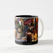 Frankreich, Cannes, Cote d'Azure Zweifarbige Tasse (VorderseiteRechts)