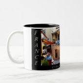 Frankreich, Cannes, Cote d'Azure Zweifarbige Tasse (Links)