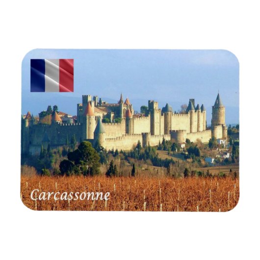 Frankreich - Carcassonne - Magnet (Horizontal)
