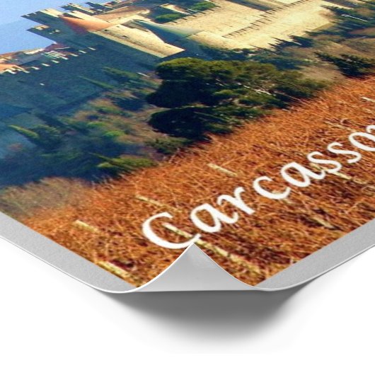 Frankreich - Carcassonne - Poster (Ecke)