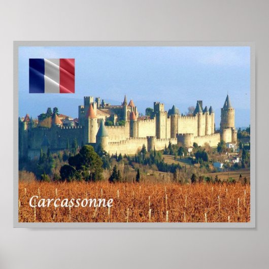 Frankreich - Carcassonne - Poster (Vorne)