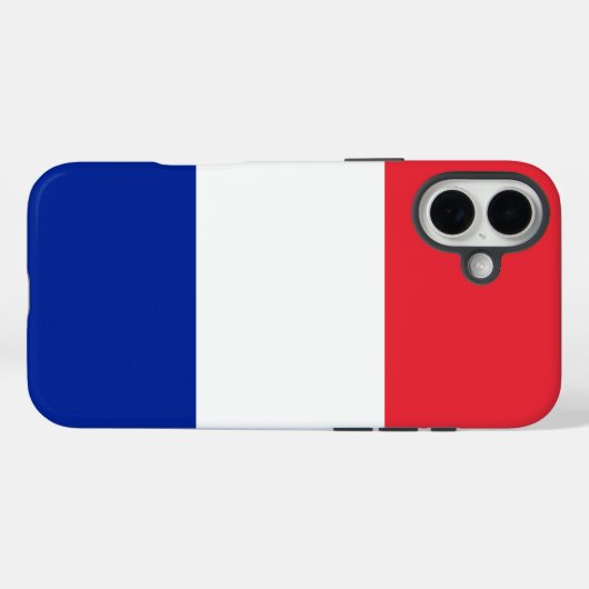 Frankreich Case-Mate iPhone Hülle (Rückseite (Horizontal))