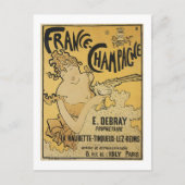 Frankreich - Champagne Postkarte (Vorderseite)