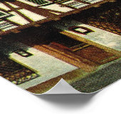 Frankreich, Colmar, Elsass, Fachwerkhäuser Poster (Ecke)