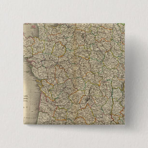 Frankreich Departement Boundaries Button