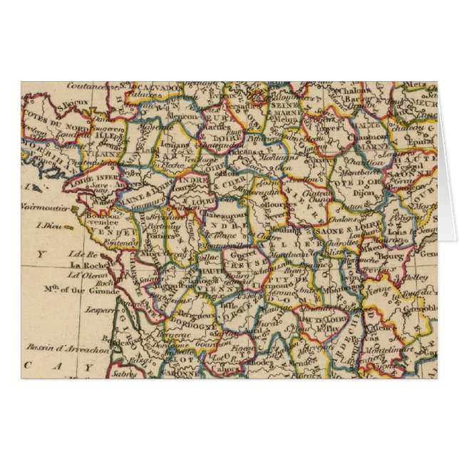 Frankreich, Departements (Vorderseite (Horizontal))
