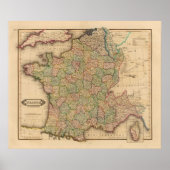 Frankreich, Departments Poster (Vorne)