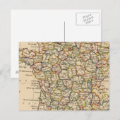 Frankreich, Departments Postkarte (Vorne/Hinten)