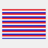 Frankreich - Design der französischen Flagge Geschenkpapier Set (Vorderseite 2)