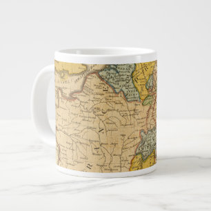 Frankreich, Deutschland, Niederlande, Schweiz Jumbo-Tasse