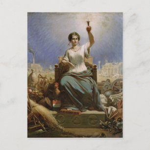 Frankreich - Die Welt leuchten Postkarte