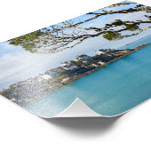 Frankreich - Dinard, Plage de l'Écluse Fotodruck (Ecke)