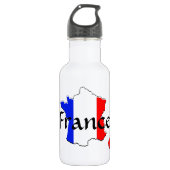 Frankreich Edelstahlflasche (Vorderseite)