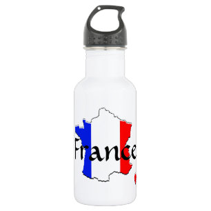 Frankreich Edelstahlflasche