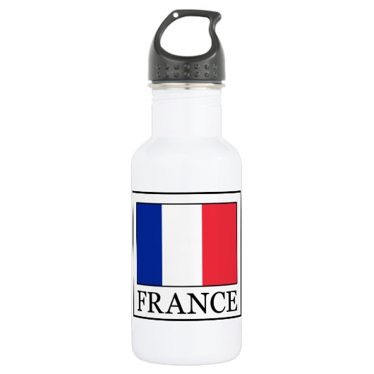 Frankreich Edelstahlflasche (Vorderseite)