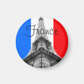 Frankreich Eiffel Tower Round Magnet (Vorne)