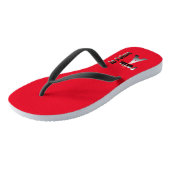 Frankreich Eiffelturm Badesandalen (Schrägansicht)