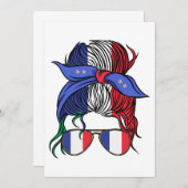 Frankreich ein unordentlicher Bug mit französische Einladung (Vorne/Hinten)