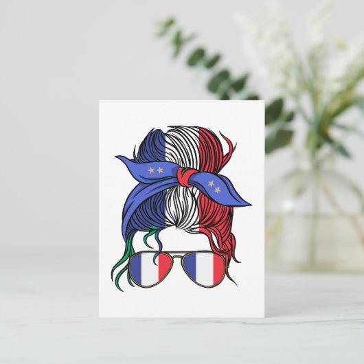 Frankreich ein unordentlicher Bug mit französische Postkarte (Stehend Vorderseite)