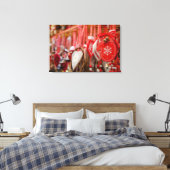 Frankreich, Elsass, Colmar. Weihnachtsmarkt Leinwanddruck (Insitu (Schlafzimmer))