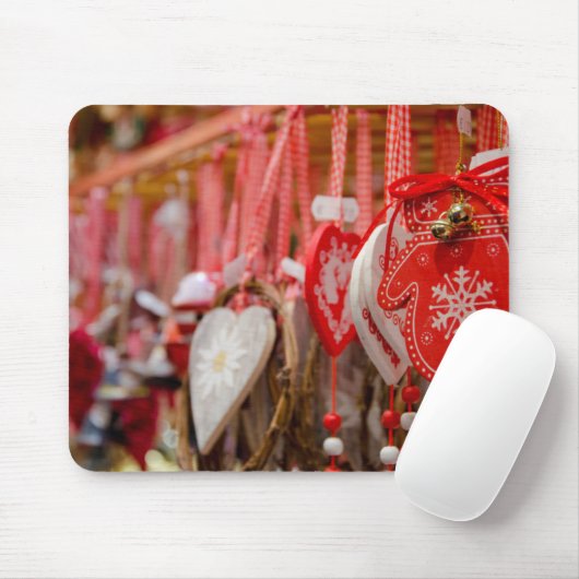 Frankreich, Elsass, Colmar. Weihnachtsmarkt Mousepad (Mit Mouse)