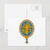 Frankreich Emblem Postcard Postkarte (Vorne/Hinten)