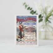 Frankreich - England Vintages Bahnreisepaket 1894 Postkarte (Stehend Vorderseite)