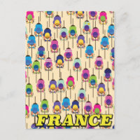 Frankreich - Fahrradplakat