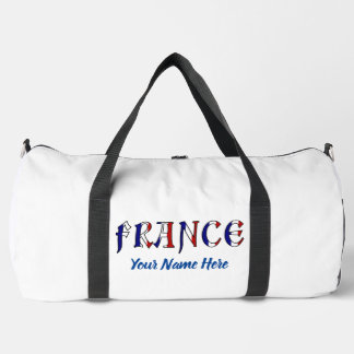 Frankreich - Farben für französische Flaggen Perso Duffle Bag