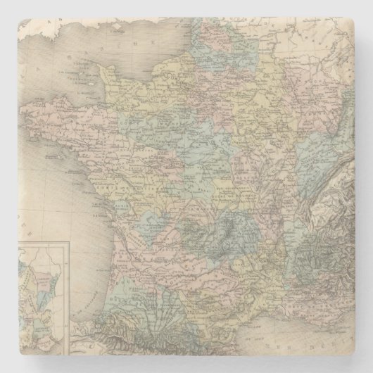 Frankreich Feodale Steinuntersetzer (Vorderseite)