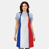 Frankreich Flag All-over Print-Schürze Schürze (Getragen)