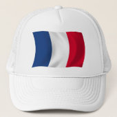 Frankreich Flag Hat Truckerkappe (Vorderseite)