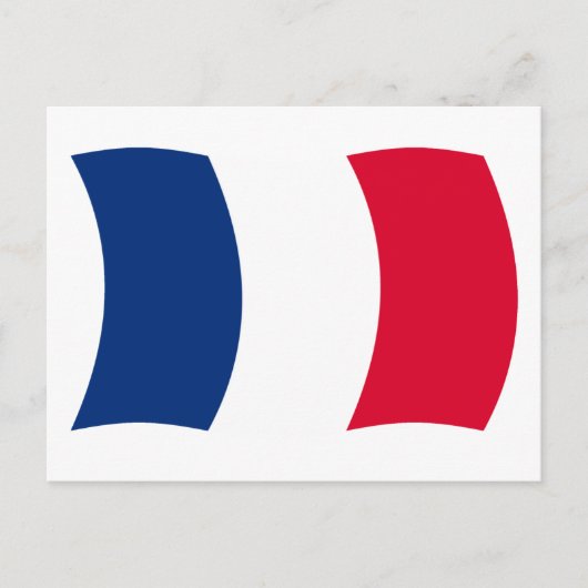 Frankreich Flag Postcard Postkarte (Vorderseite)