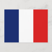 Frankreich Flag Postcard Postkarte (Vorderseite)
