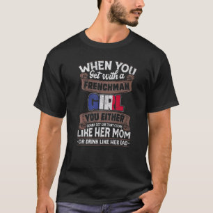 Frankreich Flag Prominente Franzosen Männer und Fr T-Shirt