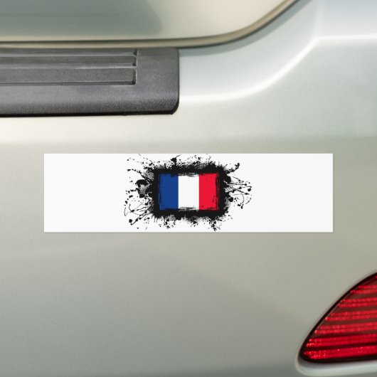 Frankreich-Flagge Autoaufkleber (Auf Auto)