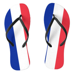Frankreich Flagge Badesandalen