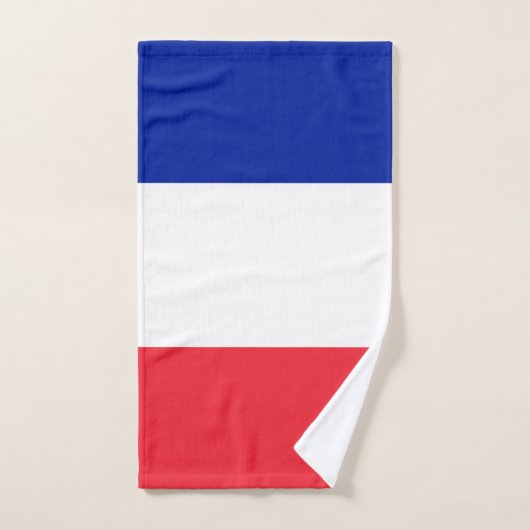 Frankreich-Flagge Badhandtuch Set (Handtuch)
