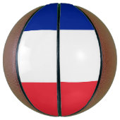 Frankreich-Flagge Basketball (Vertikal)