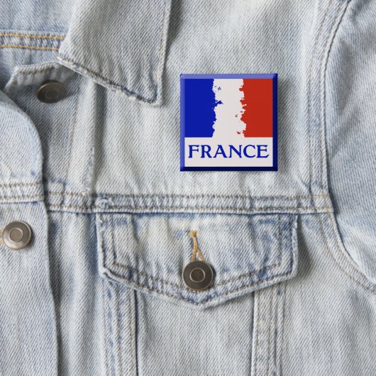FRANKREICH-FLAGGE BUTTON (Beispiel)