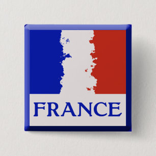 FRANKREICH-FLAGGE BUTTON