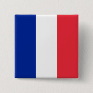 Frankreich Flagge Button