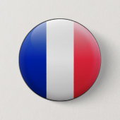 Frankreich-Flagge Button (Vorderseite)